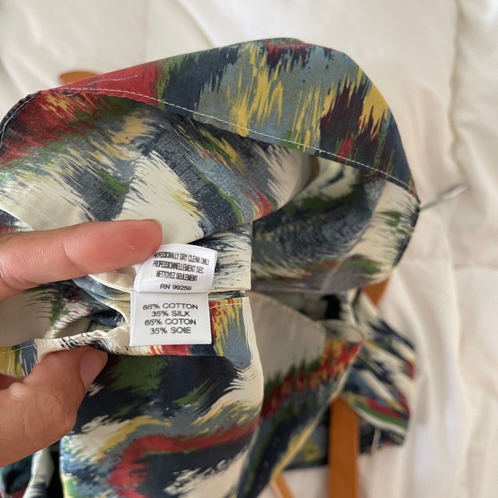 Vera Wang Multicolor Patterned Blouse - image 4